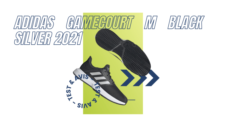 Adidas GameCourt M Black Silver 2021 : Test et avis