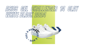 Asics Gel Challenger 14 Clay white black 2024 : Test et avis