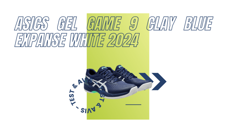 Asics Gel Game 9 Clay blue expanse white 2024 : Test et avis