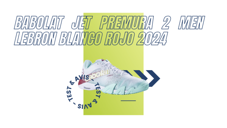 Babolat Jet Premura 2 Men Lebron blanco rojo 2024 : Test et avis
