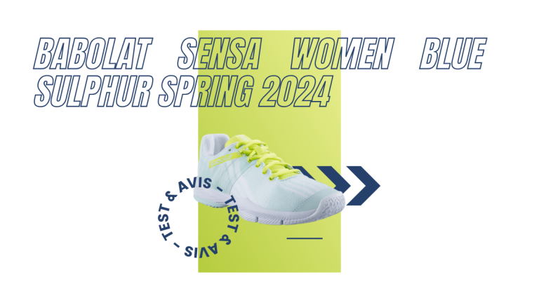 Babolat Sensa Women blue sulphur spring 2024 : Test et avis