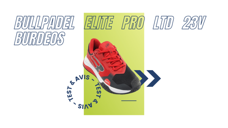 Bullpadel Elite Pro LTD 23V burdeos : Test et avis
