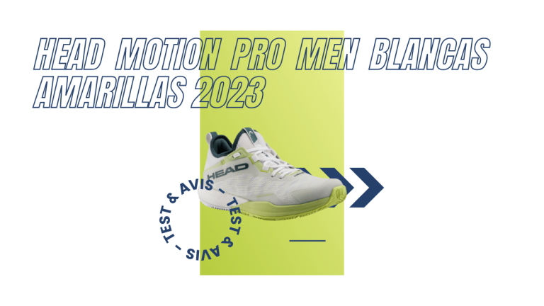 Head Motion Pro Men blancas amarillas 2023 : Test et avis