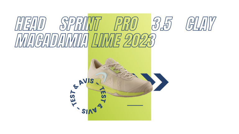 Head Sprint Pro 3.5 Clay macadamia lime 2023 : Test et avis