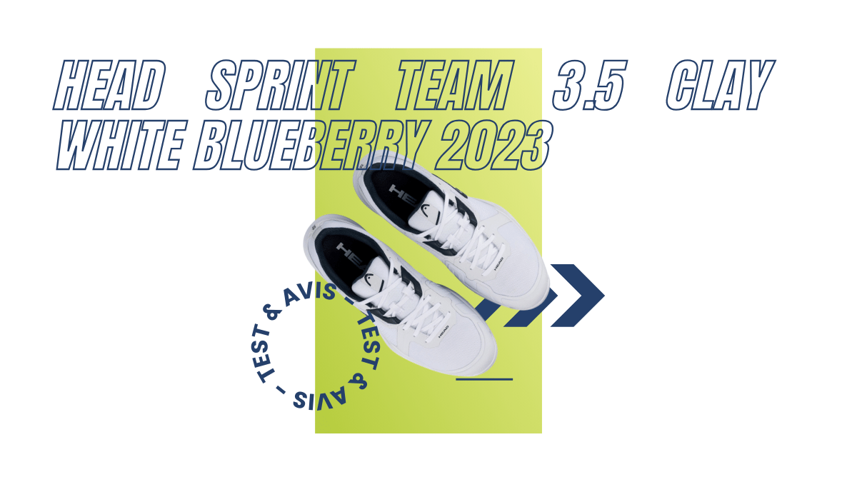 Head Sprint Team 3.5 Clay white blueberry 2023 : Test et avis
