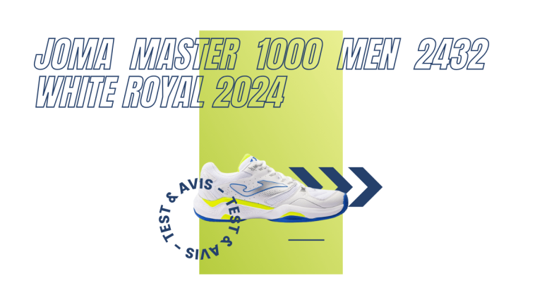 Joma Master 1000 Men 2432 white royal 2024 : Test et avis