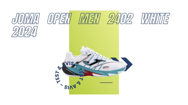 Joma Open Men 2402 white 2024 : Test et avis