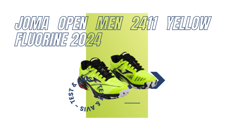 Joma Open Men 2411 yellow fluorine 2024 : Test et avis