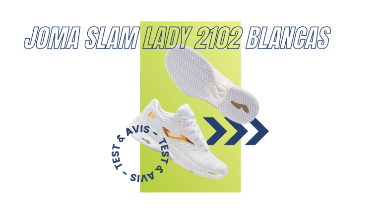 Joma SLAM LADY 2102 Blancas : Test et avis