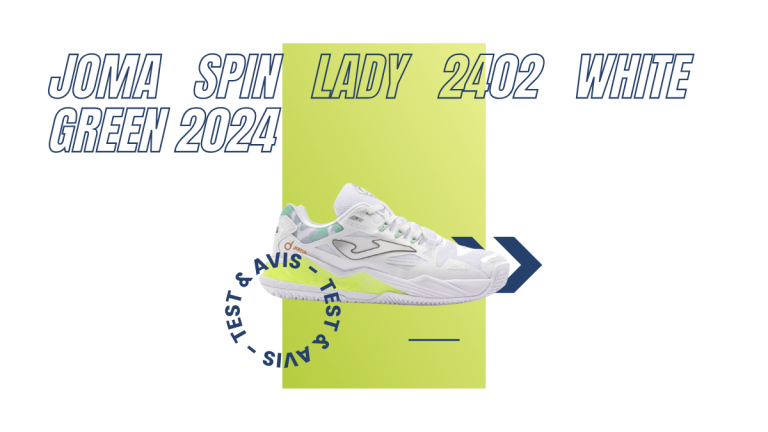 Joma Spin Lady 2402 white green 2024 : Test et avis