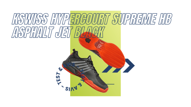 Kswiss Hypercourt Supreme HB Asphalt Jet Black : Test et avis