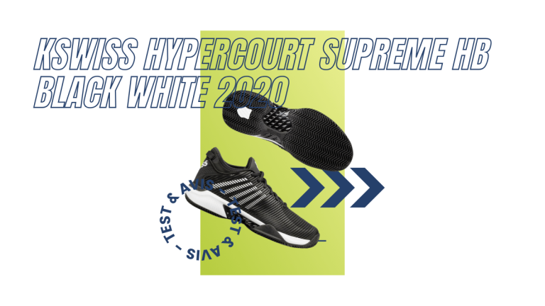 Kswiss Hypercourt Supreme HB Black White 2020 : Test et avis