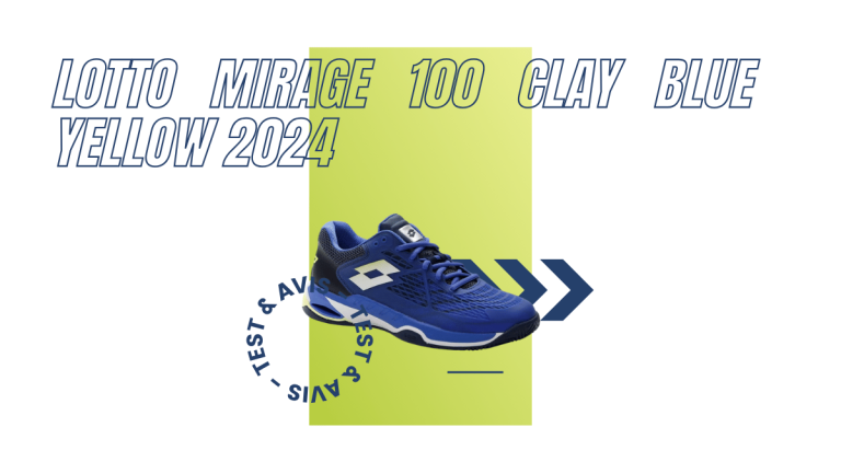 Lotto Mirage 100 Clay blue yellow 2024 : Test et avis