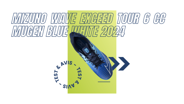 Mizuno Wave Exceed Tour 6 CC mugen blue white 2024 : Test et avis