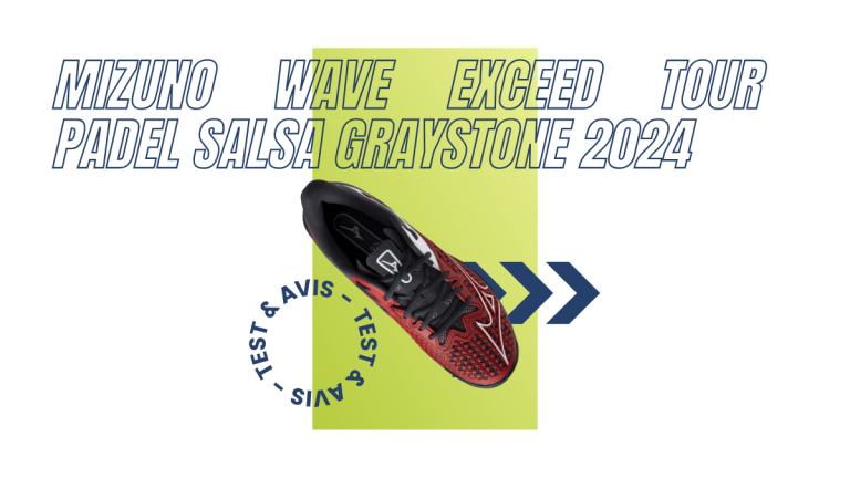 Mizuno Wave Exceed Tour Padel salsa graystone 2024 : Test et avis