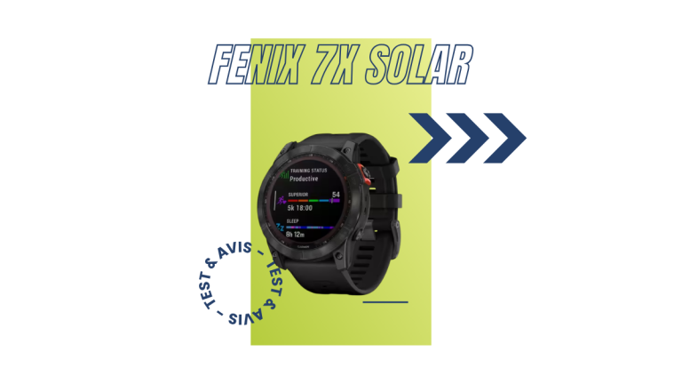 test garmin fenix 7x solar avis